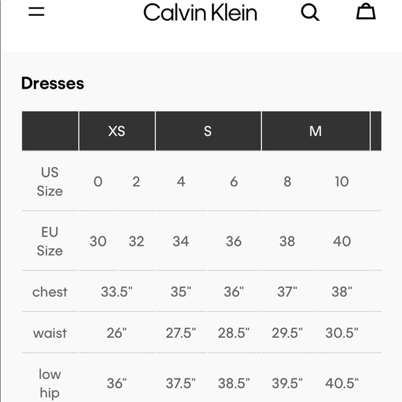 Calvin Klein- Denim wrap a-line dress - Picture 4 of 4